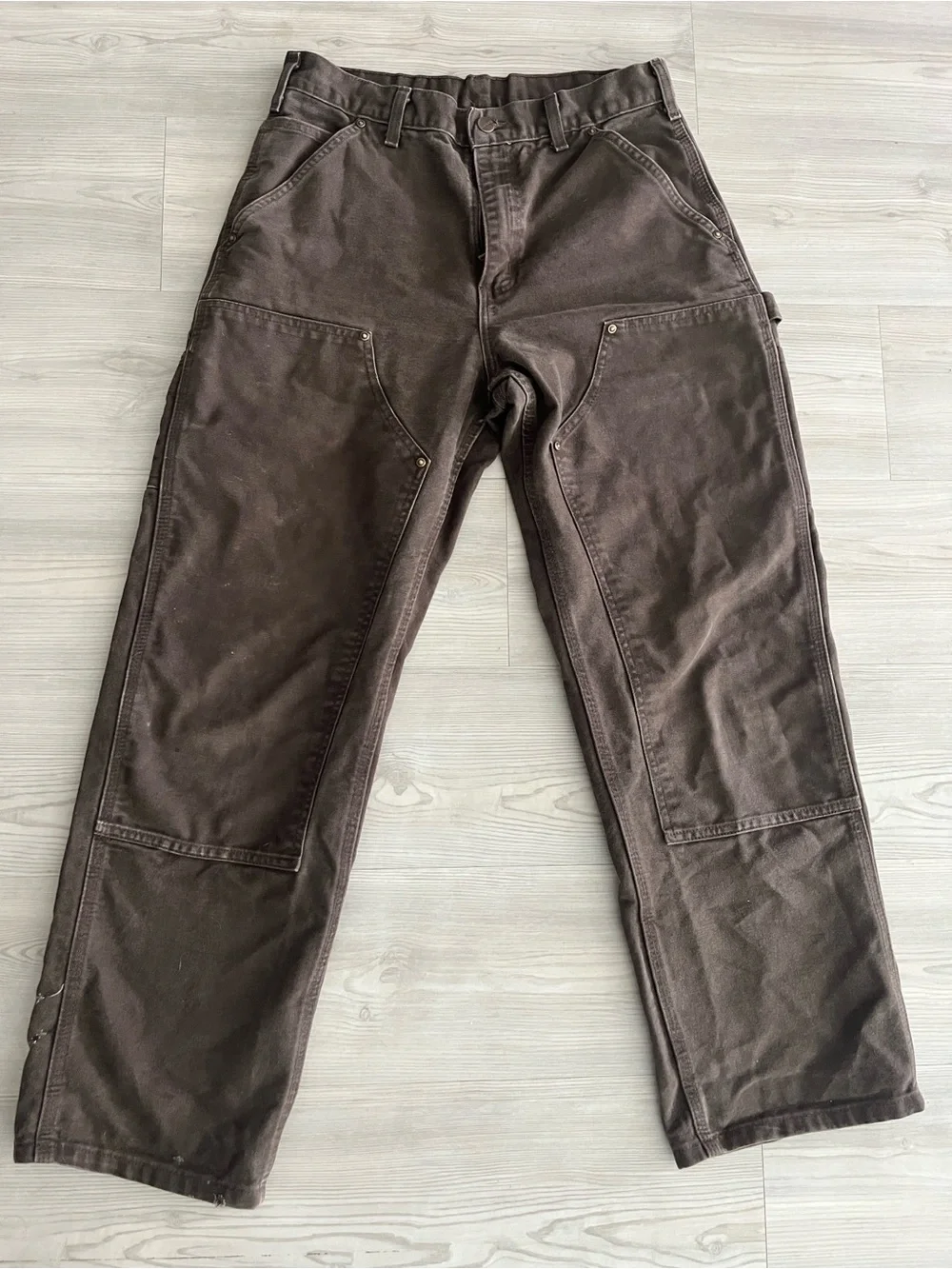Carhartt 31-30 Brown Carpenter Pants